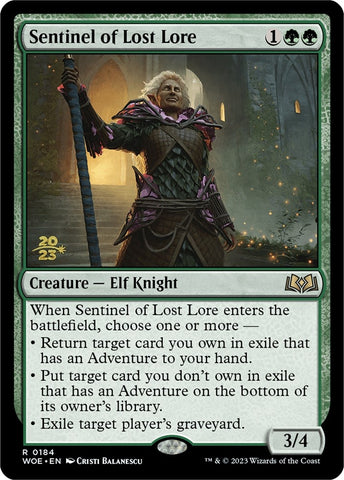 Image for Sentinel of Lost Lore (184) [Prerelease Cards]