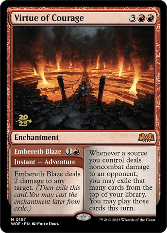 Image for Virtue of Courage (157) [Prerelease Cards]