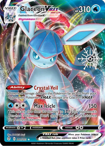 Glaceon VMAX - 041/203 (Holiday Calendar) (041/203) (Miscellaneous Cards & Products)