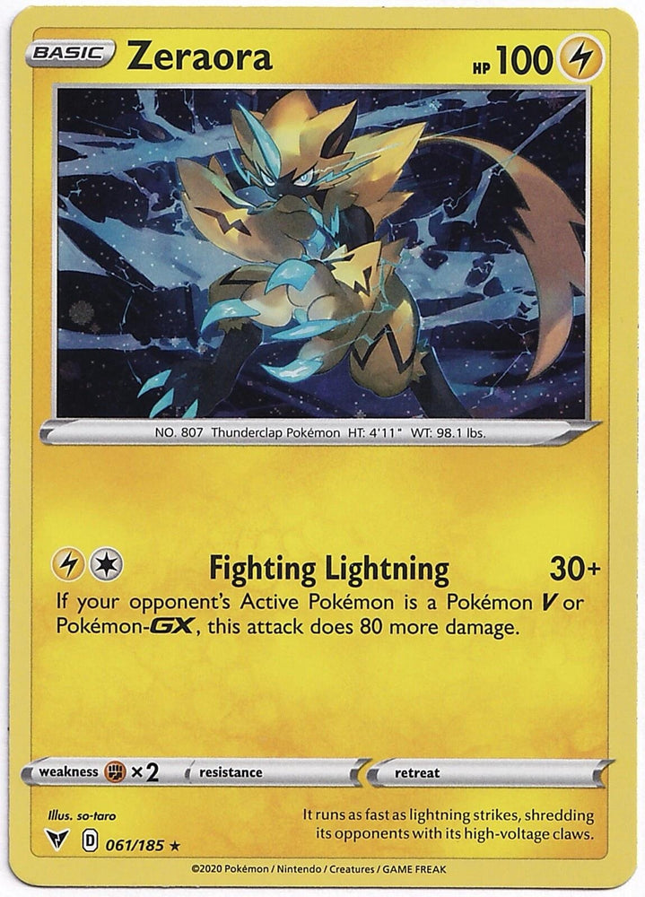 Image for Zeraora - 061/185 (Cosmos Holo) (061/185) - Pokemon