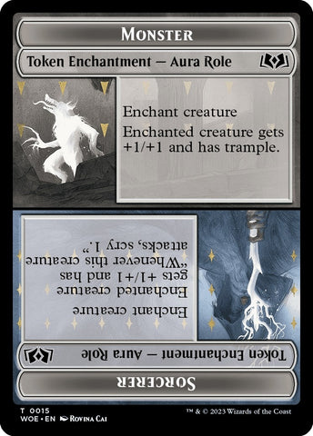 Image for Monster Role / Sorcerer Role Token (15) [Wilds of Eldraine]