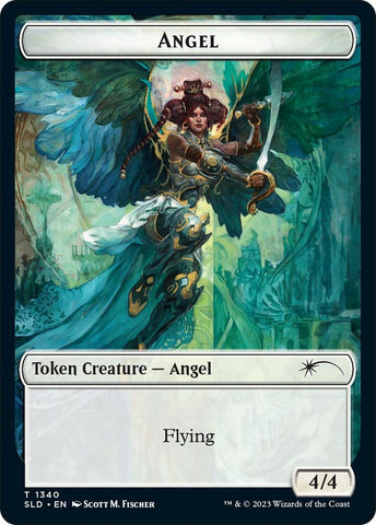 Angel (SLD) // Soldier (CMR) Double-sided Token [Secret Lair Drop Series]