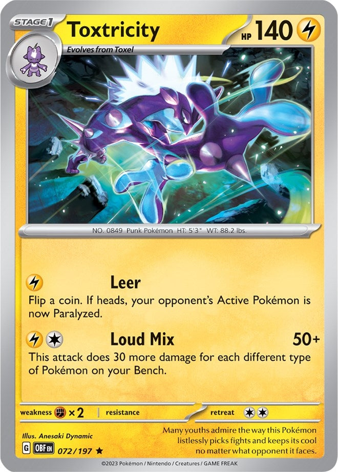 Image for Toxtricity (072/197) [Deck Exclusives]