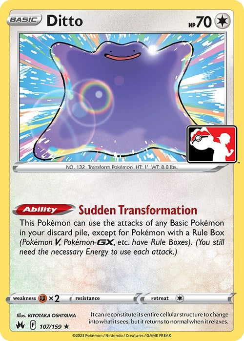 Image for Ditto (107/159) [Prize Pack Series Cards]