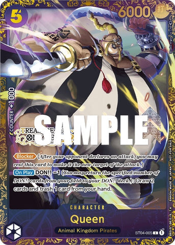 Image for Queen (Treasure Cup) (ST04-005) - One Piece Card Game