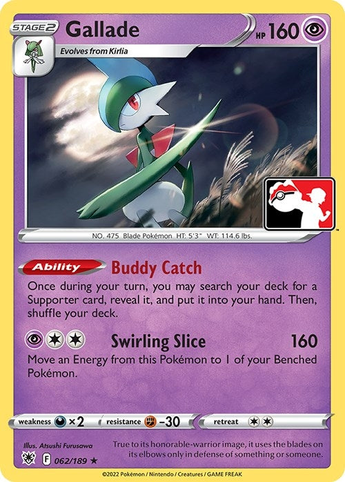 Image for Gallade (062/189) [Prize Pack Series Cards]