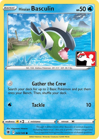 Image for Hisuian Basculin (043/189) [Prize Pack Series Cards]