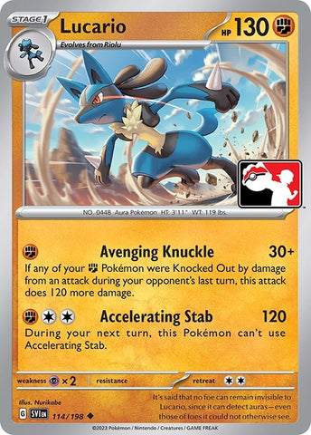 Image for Lucario (114/198) [Prize Pack Series Cards]
