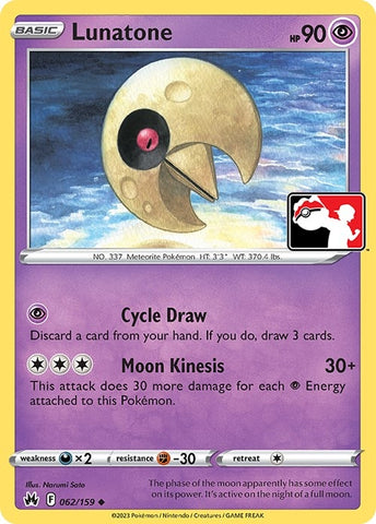 Image for Lunatone (062/159) [Prize Pack Series Cards]