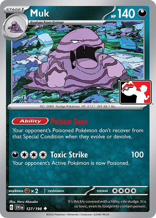 Image for Muk (127/198) [Prize Pack Series Cards]