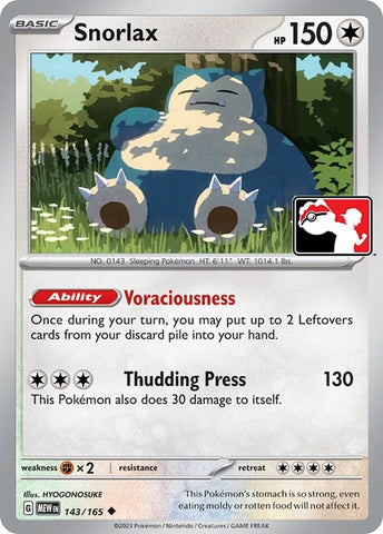 Image for Snorlax (143) [Prize Pack Series Cards]