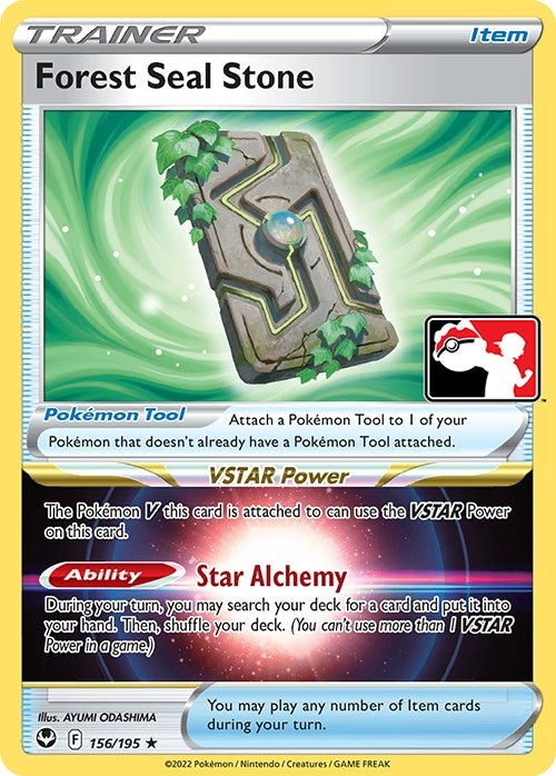 Image for Forest Seal Stone (156/195) [Prize Pack Series Cards]
