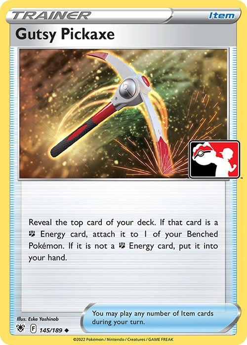 Image for Gutsy Pickaxe (145/189) [Prize Pack Series Cards]