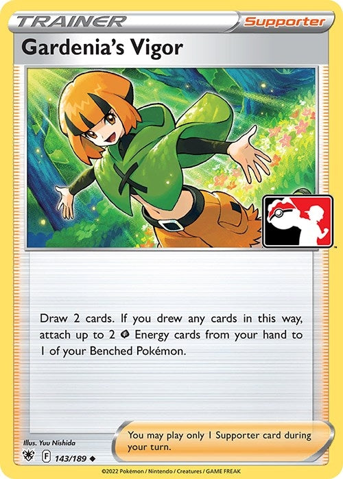 Image for Gardenia's Vigor (143/189) [Prize Pack Series Cards]