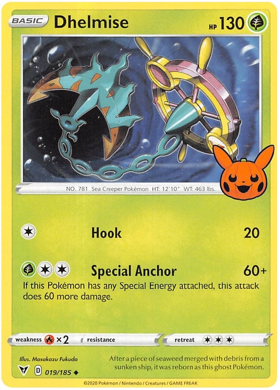 Image for Dhelmise (019/185) [Trick or Trade BOOster Bundle 2023]