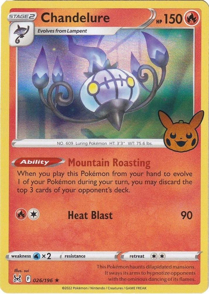 Image for Chandelure (026/196) [Trick or Trade BOOster Bundle 2023]