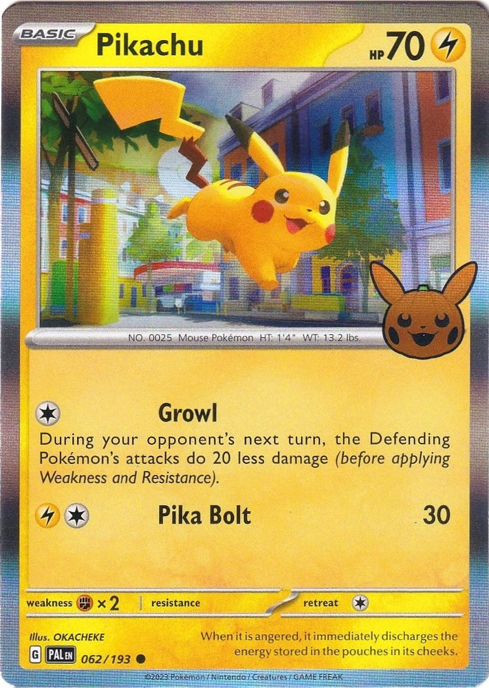 Image for Pikachu (062/193) [Trick or Trade BOOster Bundle 2023]