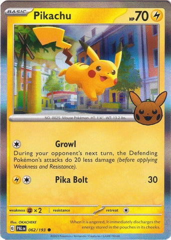 Image for Pikachu (062/193) [Trick or Trade BOOster Bundle 2023]