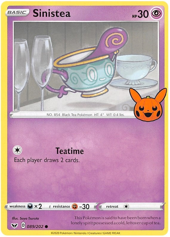 Image for Sinistea (089/202) [Trick or Trade BOOster Bundle 2023]