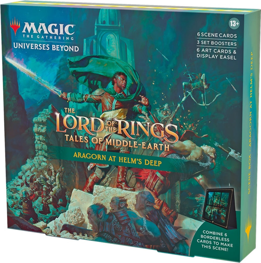Image for The Lord of the Rings: Tales of Middle-earth Scene Box - Aragorn at Helm's Deep [Universes Beyond: The Lord of the Rings: Tales of Middle-earth]
