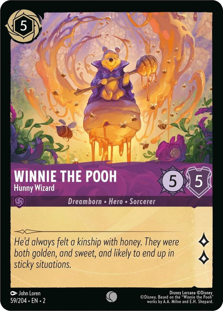Image for Winnie the Pooh - Hunny Wizard (59/204) - Disney Lorcana