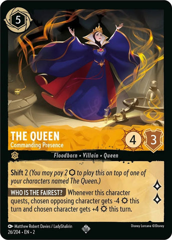 Image for The Queen - Commanding Presence (26/204) - Disney Lorcana