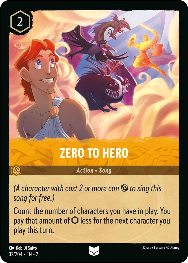 Image for Zero To Hero (32/204) - Disney Lorcana