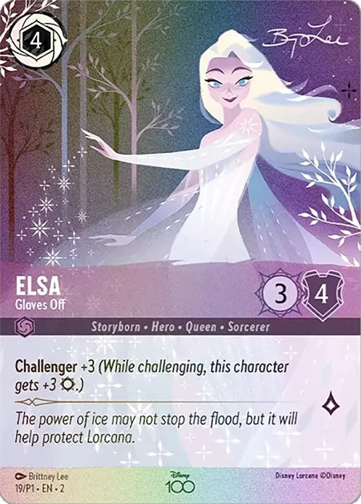 Image for Elsa - Gloves Off (Alternate Art) (19) [Disney100 Promos]