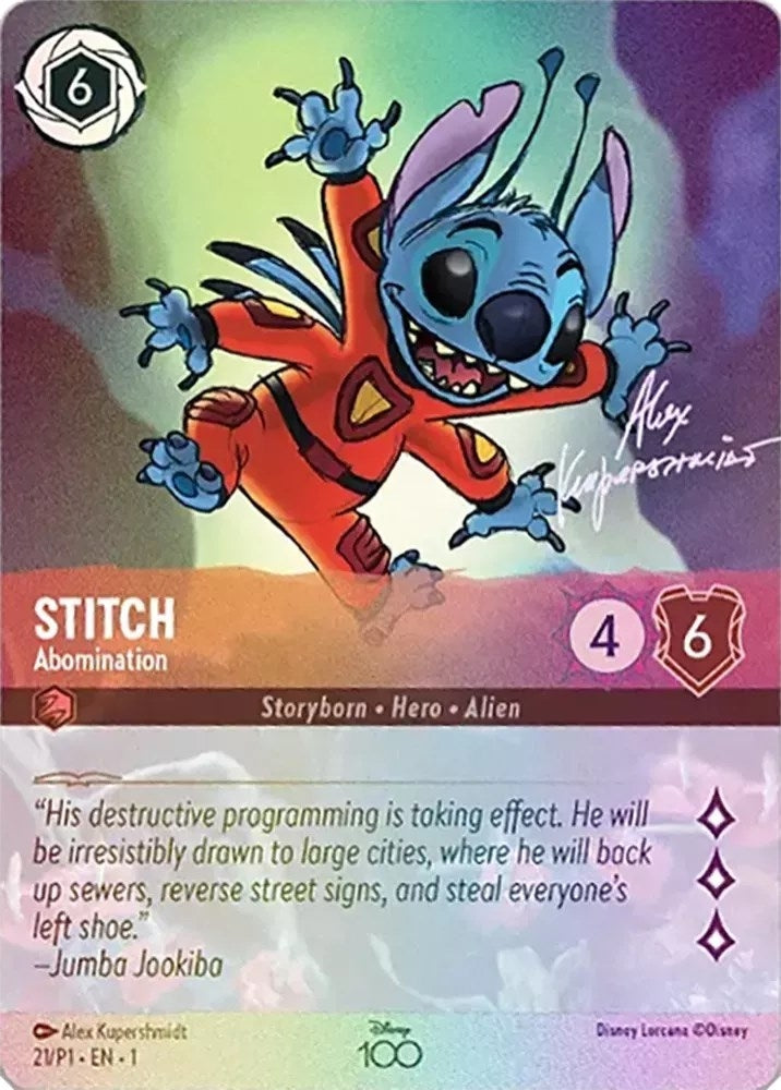 Image for Stitch - Abomination (Alternate Art) (21) [Disney100 Promos]