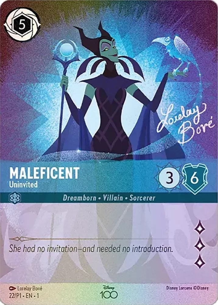 Image for Maleficent - Uninvited (Alternate Art) (22) [Disney100 Promos]