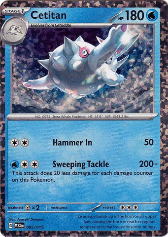 Image for Cetitan (005/015) - Pokemon
