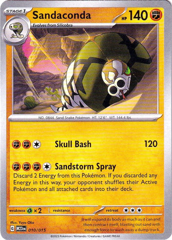 Image for Sandaconda (010/015) - Pokemon