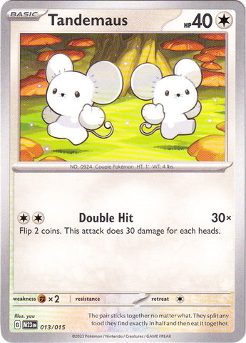 Image for Tandemaus (013/015) - Pokemon