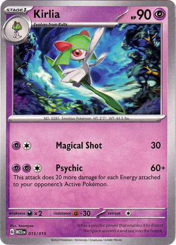 Image for Kirlia (015/015) - Pokemon