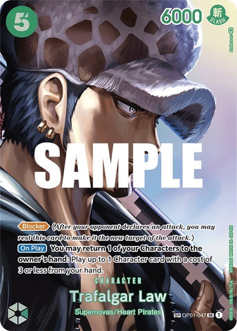 Image for Trafalgar Law (SP) (OP01-047) - One Piece Card Game