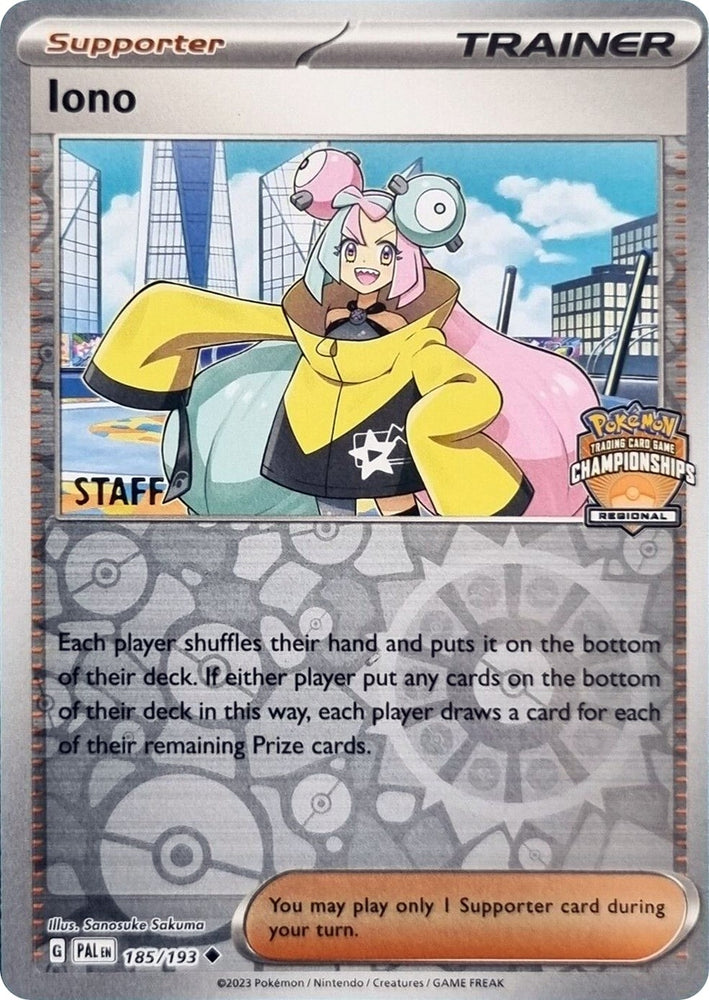 Image for Iono (185/193) [League & Championship Cards]
