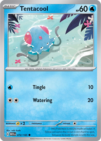 Tentacool (072/165) [Scarlet & Violet 151]