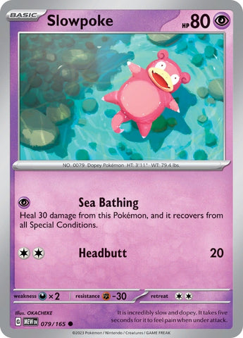 Image for Slowpoke (079/165) (MEW)