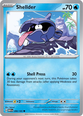 Image for Shellder (090/165) (MEW)
