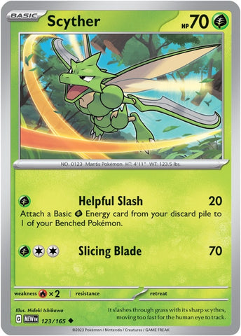 Image for Scyther (123/165) (MEW)