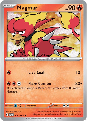 Image for Magmar (126/165) (MEW)
