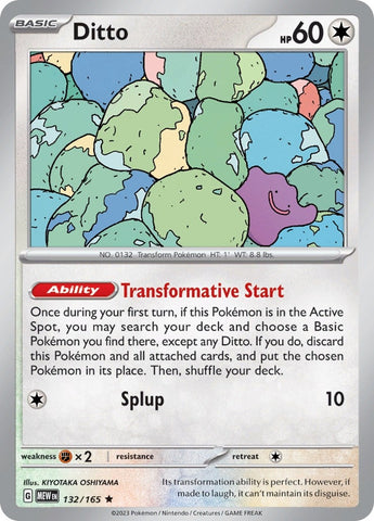 Image for Ditto (132/165) (MEW)