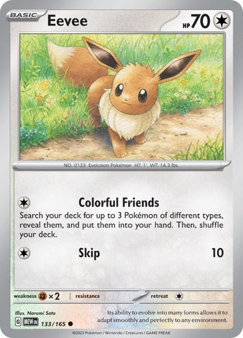 Image for Eevee (133/165) (MEW)