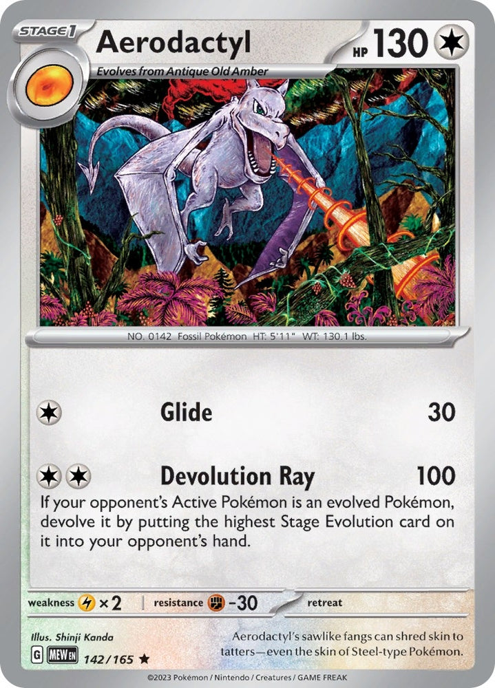 Image for Aerodactyl (142/165) (MEW)