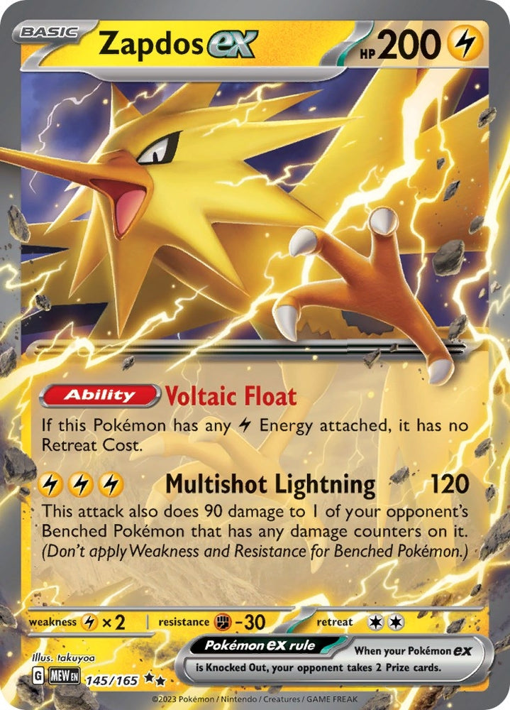 Image for Zapdos ex - 145/165 (145/165) (MEW)
