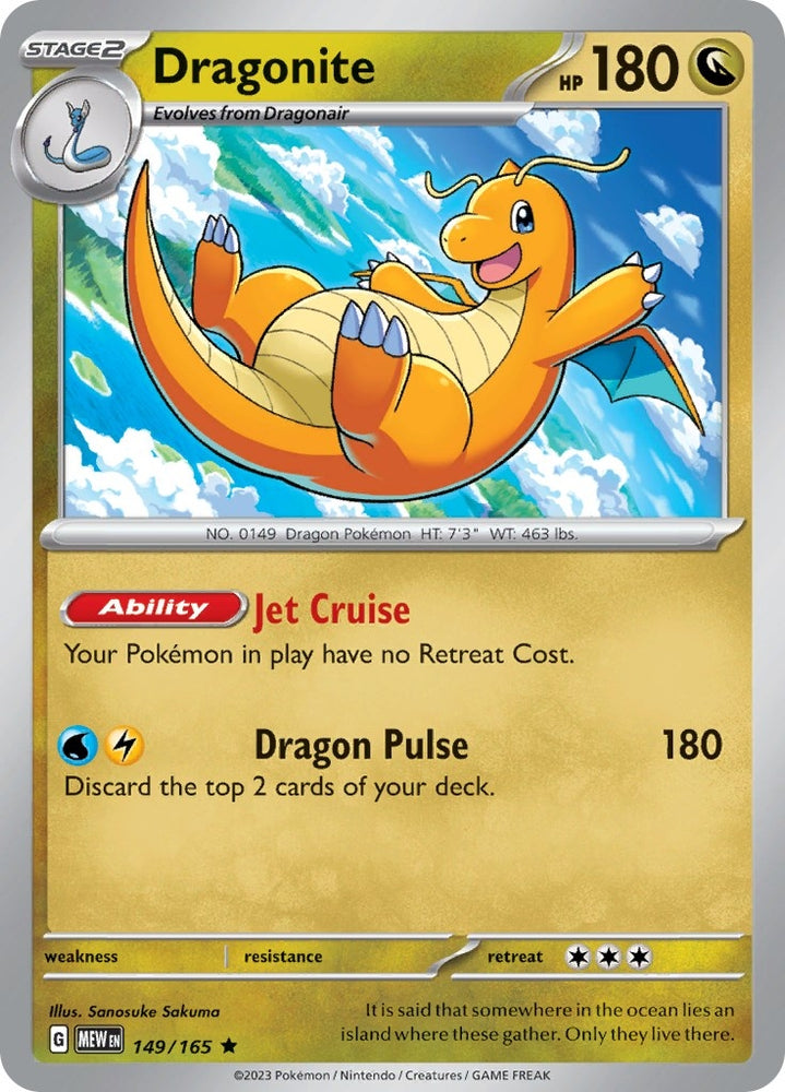 Image for Dragonite (149/165) (MEW)