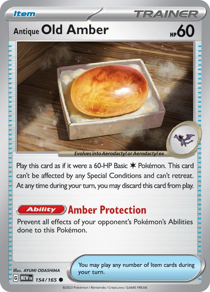 Image for Antique Old Amber (154/165) (MEW)