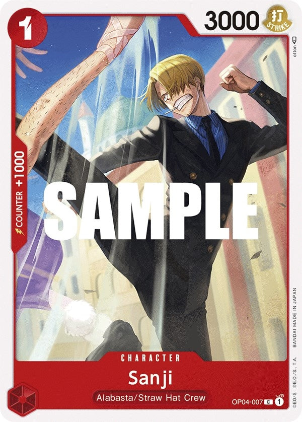 Image for Sanji (007) (OP04-007) - One Piece Card Game
