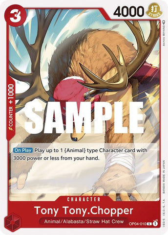 Image for Tony Tony.Chopper (OP04-010) - One Piece Card Game