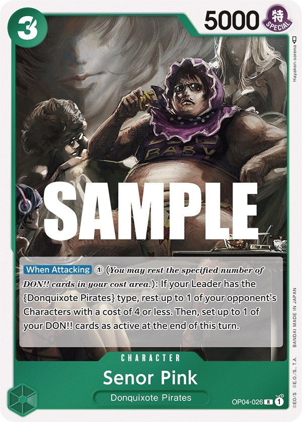 Image for Senor Pink (OP04-026) - One Piece Card Game